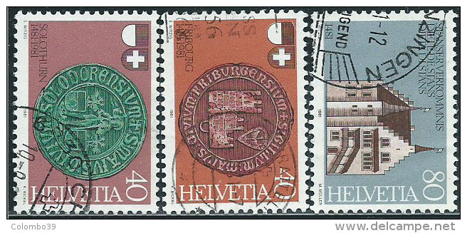 Svizzera 1981 Usato - Mi.1203/5  Yv.1132/4 - Usati