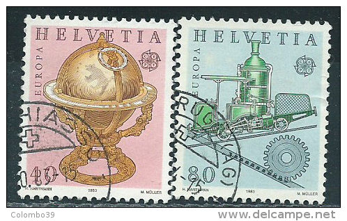 Svizzera 1983 Usato - Mi.1249/0  Yv.1178/9 - Usati