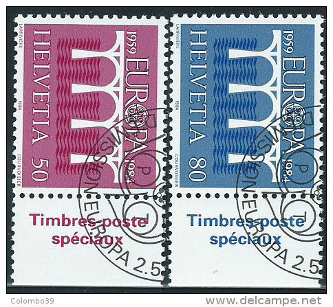 Svizzera 1984 Usato - Mi.1270/1  Yv.1199/0  Annullo1°Giorno - Usati