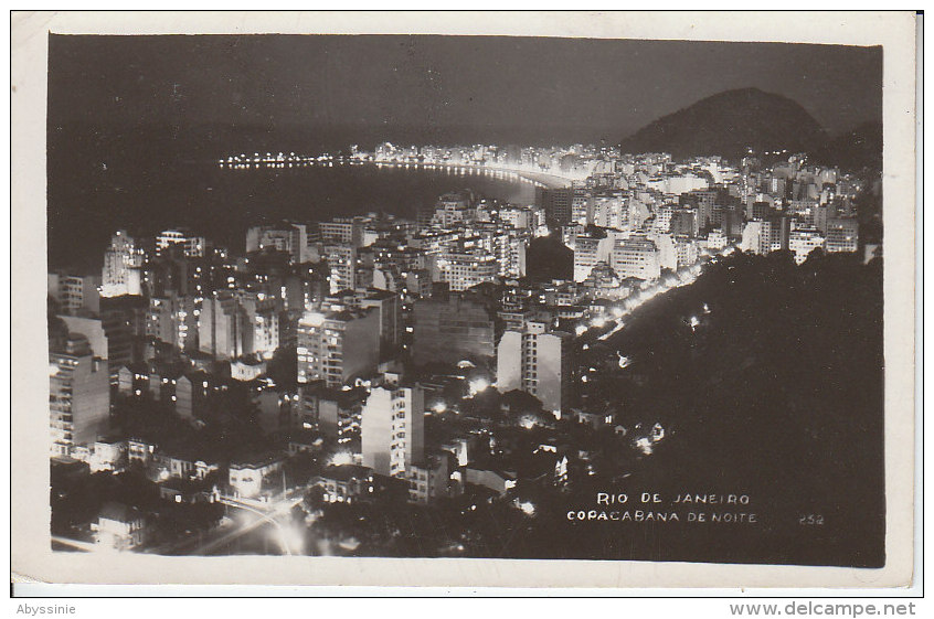 BRESIL - RIO DE JANEIRO - Copacabana De Nuit - D18 2 - Copacabana