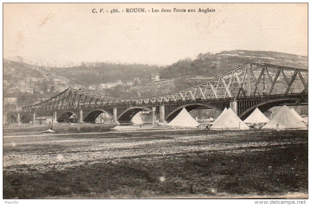 ROUEN  Les Deux Ponts Aux Anglais - Rouen