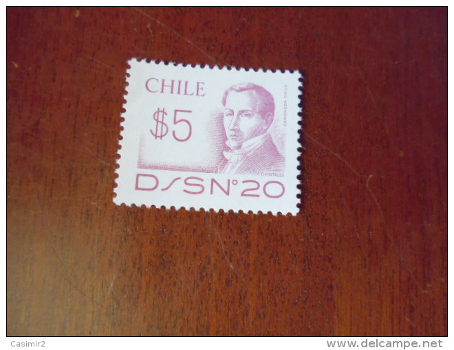 TIMBRE OBLITERE OU NEUF  DU  CHILI YVERT N°521* - Chile