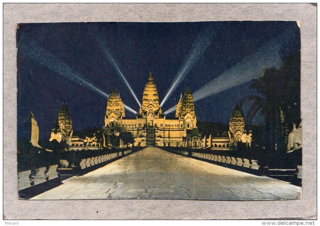 41575   Cambogia,  Angkor-Vat -  Vue  De  Nuit,  NV(scritta) - Cambogia