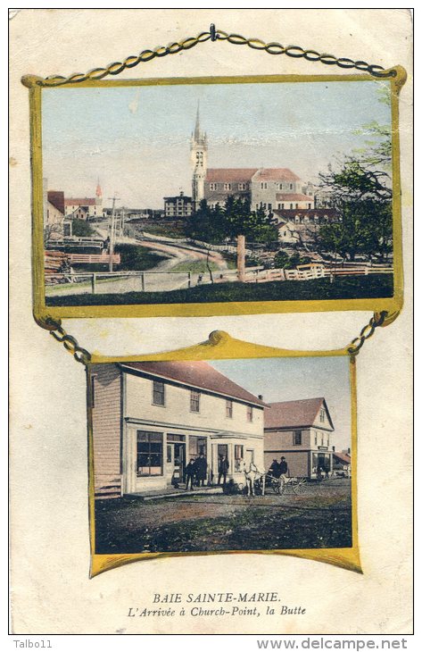 Nouvelle Ecosse - Baie De Sainte Marie - Arrivée à Church Point - La Butte - Autres & Non Classés