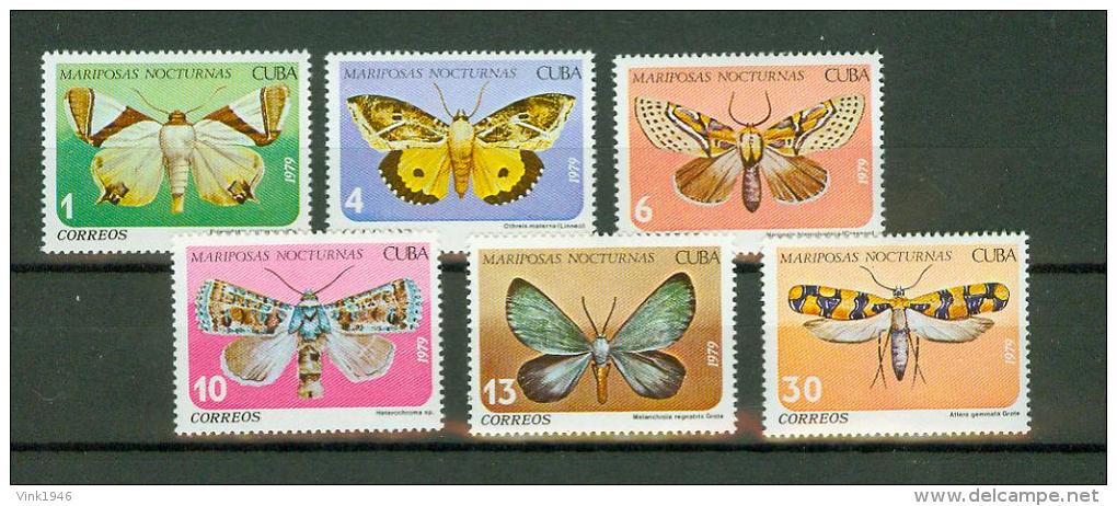 Cuba 1979,4V,schmetterlinge,vlinders,papillons,MNH/Postfrs, (E1717) - Papillons