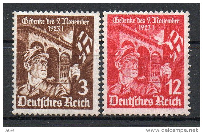 DR 598-599 ** - Marsch Feldherrenhalle 1935 - Nuevos