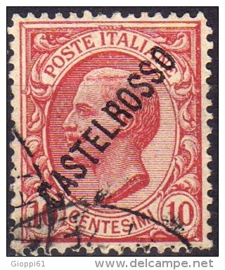 1924 Castelrosso - F.lli D´Italia Del 1901-20, Soprastampati ´CASTELROSSO´ 10 C - Castelrosso