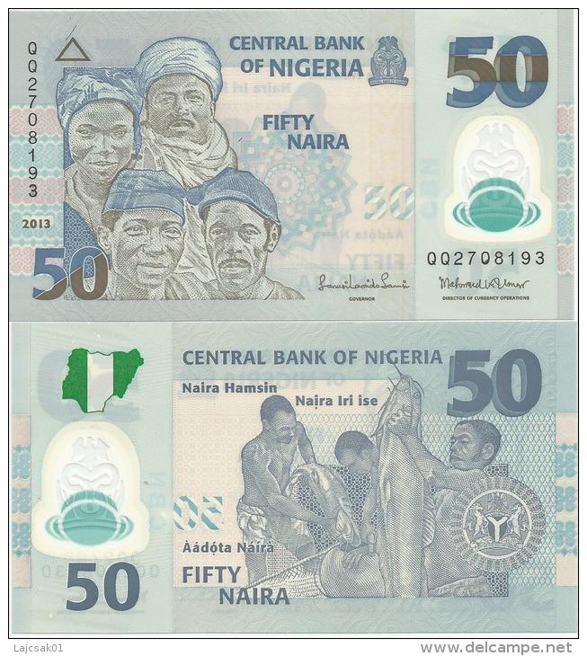 Nigeria 50 Naira 2013. UNC Polymer  QQ Serie - Nigeria