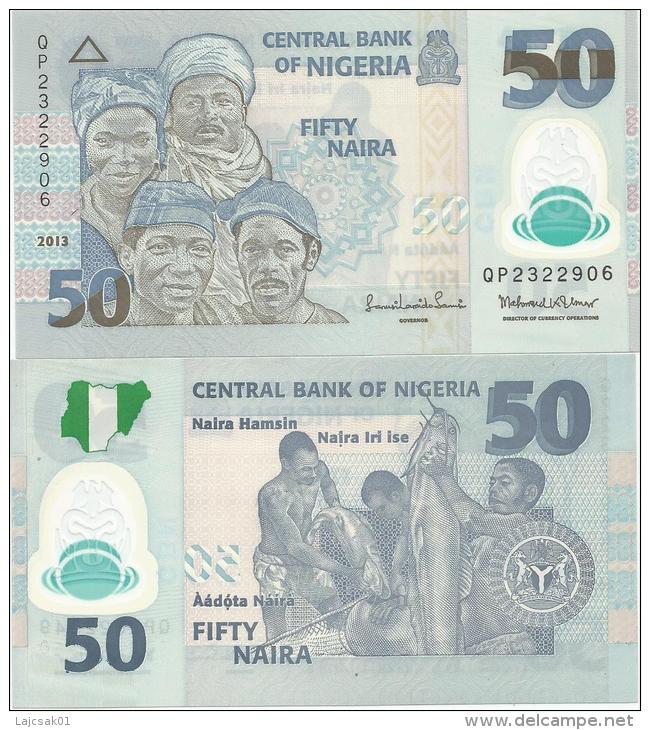 Nigeria 50 Naira 2013. UNC Polymer  QP Serie - Nigeria