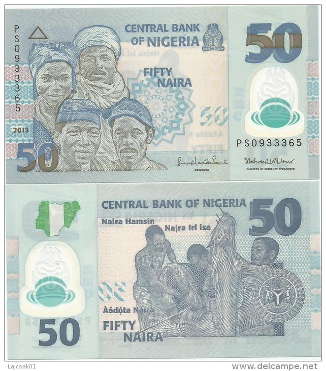 Nigeria 50 Naira 2013. UNC Polymer  PS Serie - Nigeria