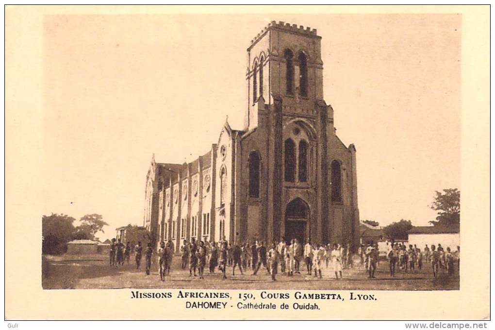 MISSIONS AFRICAINES LYON (mission)  DAHOMEY Cathédrale De Ouidah (BENIN RELIGION) *PRIX FIXE - Dahomey