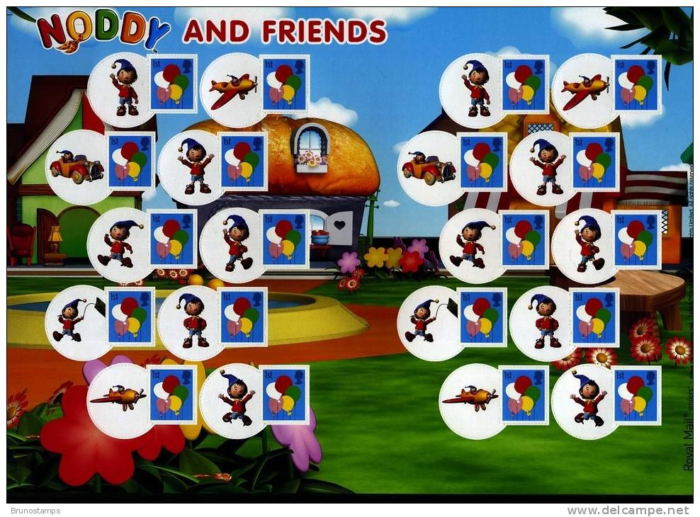 GREAT BRITAIN - 2008  NODDY AND FRIENDS  GENERIC SMILERS SHEET   PERFECT CONDITION - Volledige & Onvolledige Vellen