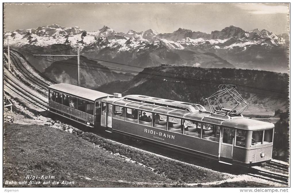 8076 - Rigi-Bahn  Vitznau Rigi-Kulm Bahn Blick Auf Der Alpen - Vitznau
