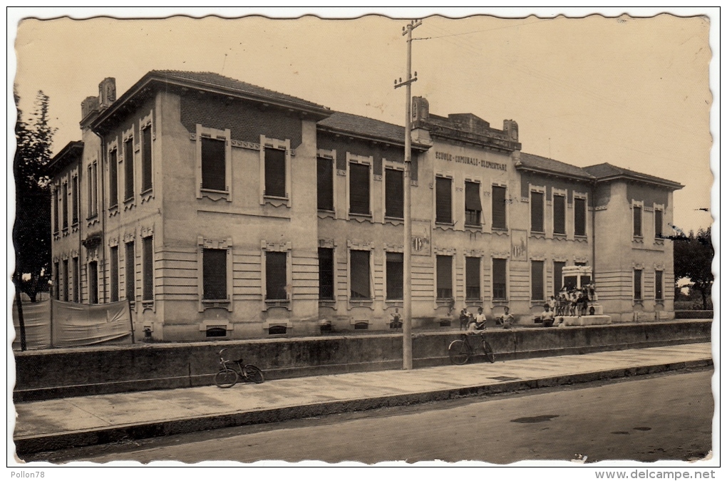 LONATE POZZOLO - PALAZZO SCOLASTICO - VARESE - 1953 - SCUOLA - FOTO DEL VENTENNIO FASCISTA - Formato Piccolo - Varese