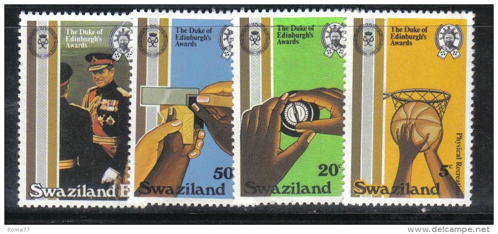 BIN190 - SWAZILAND 1981, Serie N. 381/384 *** MNH . - Swaziland (1968-...)