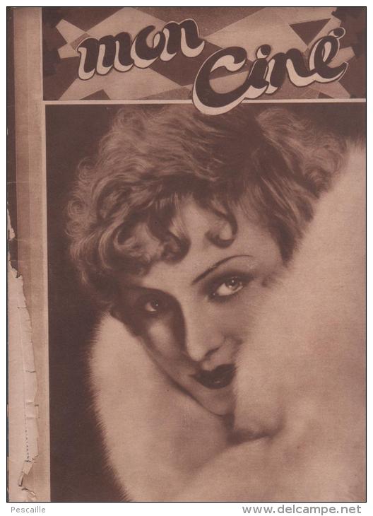 MON CINE 20 07 1931 - COLETTE DARFEUIL - BEBE DANIELS - HAROLD LLOYD - COSTUMIER - ORIENT AU CINEMA - Riviste