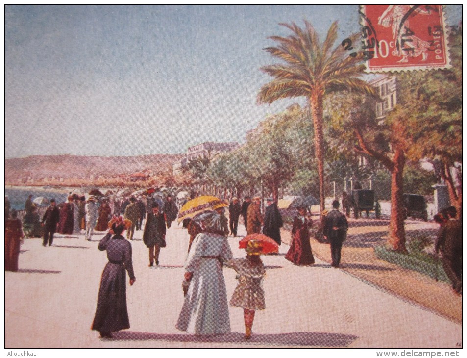 1909 >  Nice -->Promenade Les Anglais --> Carte Postale Illustrateur Signé Oilette --Tuck Raphaël - Tuck, Raphael