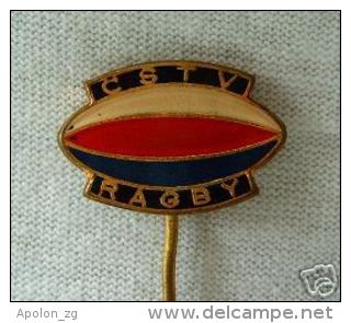 Sport Pin Badge Rugby CSTV Czech  / Czechoslovakia - Rugby