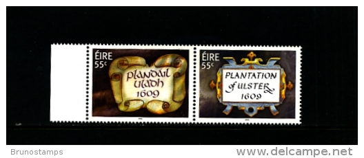 IRELAND/EIRE - 2009  PLANTATION OF ULSTER  PAIR  MINT NH - Ungebraucht