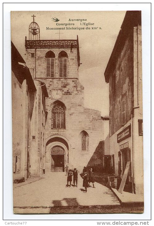 K25 - COURPIERE - L'église (carte Animée) - Courpiere