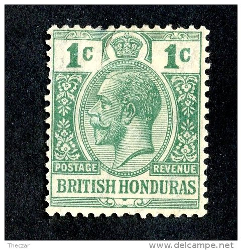 3078x)  Br. Honduras  1913 - SG# 101 ~ Sc# 85 Tear On Top  M* - Honduras Británica (...-1970)