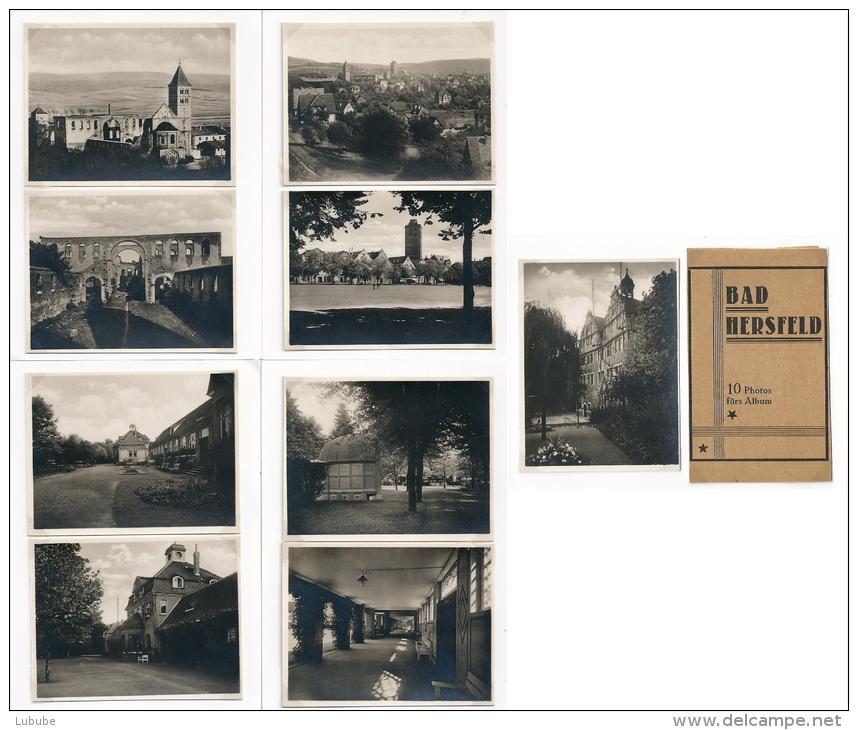 Bad Hersfeld  (Laporello - 9 Bilder)        Ca. 1950 - Bad Hersfeld