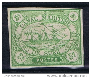 Egypt: Suez Canal Company. 1868 Nr 2  Not Used  (*) Possible Forgery - 1866-1914 Khédivat D'Égypte
