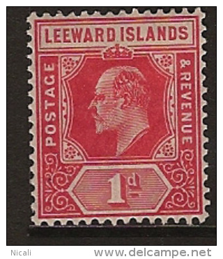 LEEWARD IS 1907 1d KE VI SG 38 HM NQ341 - Leeward  Islands