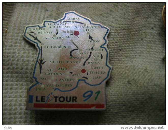 Pin´s Du Tour De France De Cyclisme, Vélo En 91 - Radsport