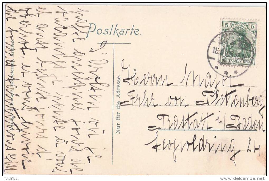 Schloß AROLSEN Autograf Adel Besitzer An Freiherrn Von Plettenberg 18.9.1908 Französische Sprache - Bad Arolsen