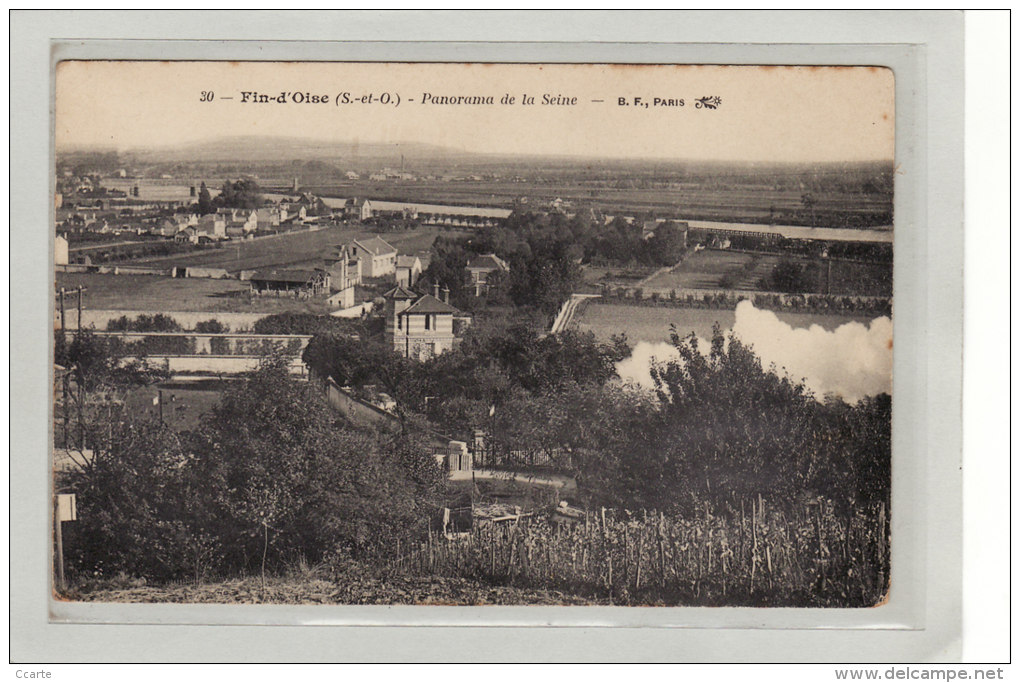 FIN D'OISE (78) / Panorama De La Seine - Sonstige & Ohne Zuordnung