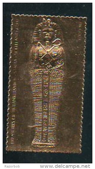F340 Timbre En Or Toutenkhamon  Staffa Scotland £ 8.00 Neuf - Egiptología