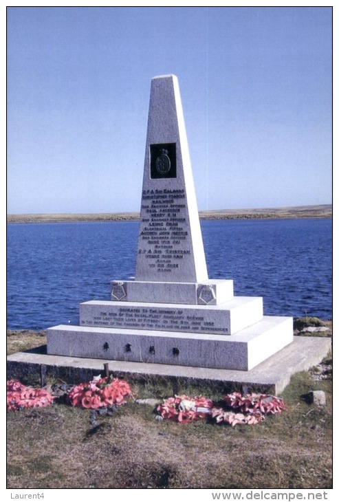 (110) UK - Falklands Island War - RFA Memorial - Port Pleasant - Fitzroy - Monuments Aux Morts