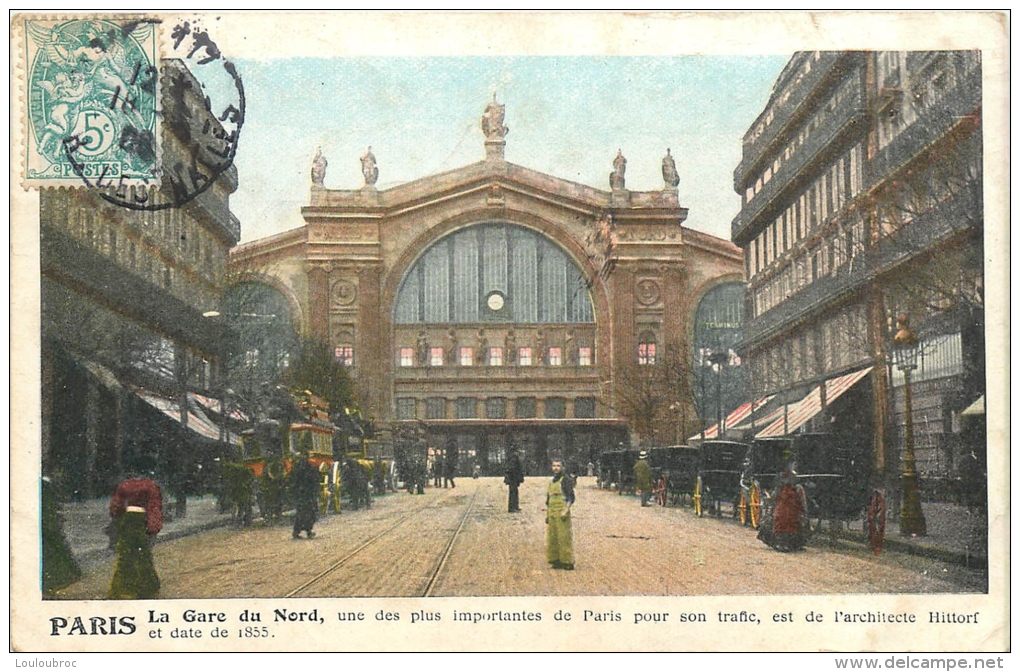 PARIS LA GARE DU NORD - Otros & Sin Clasificación