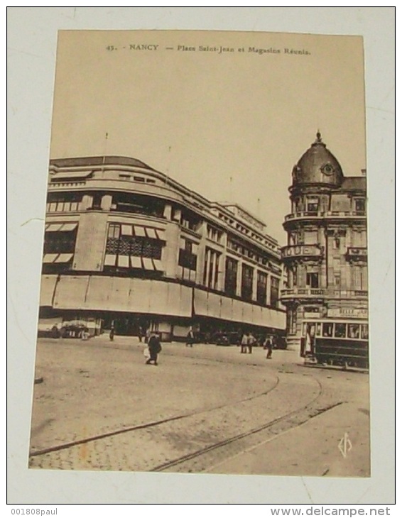 Nancy - Place Saint Jean Et Magasins Réunis ::::: Animation - Tramways - Nancy