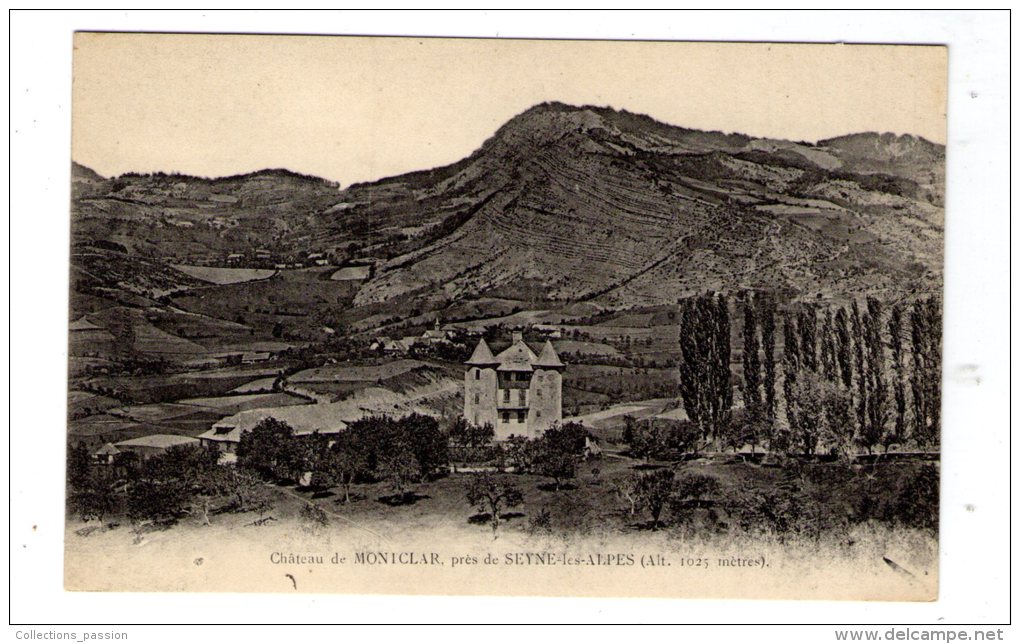 Cp , 04 , Château De MONTCLAR , Près De SEYNE LES ALPES , Vierge - Other & Unclassified