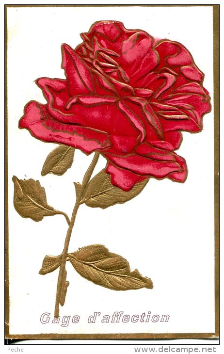N°34104 -cpa Gaufrée (embossed Card) -gage D'affection- - Autres & Non Classés