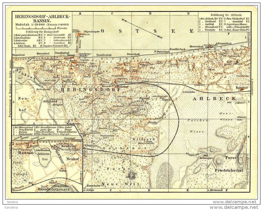 1910.OSTSEE. HERINGSDORF-AHLBECK - Altri & Non Classificati