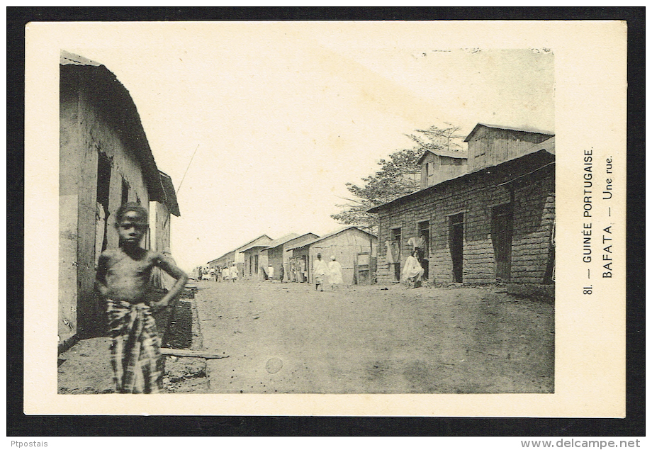 BAFATA GUINÉ GUINÉE PORTUGAISE (Guinea Bissau) -  Une Rue - Guinea-Bissau