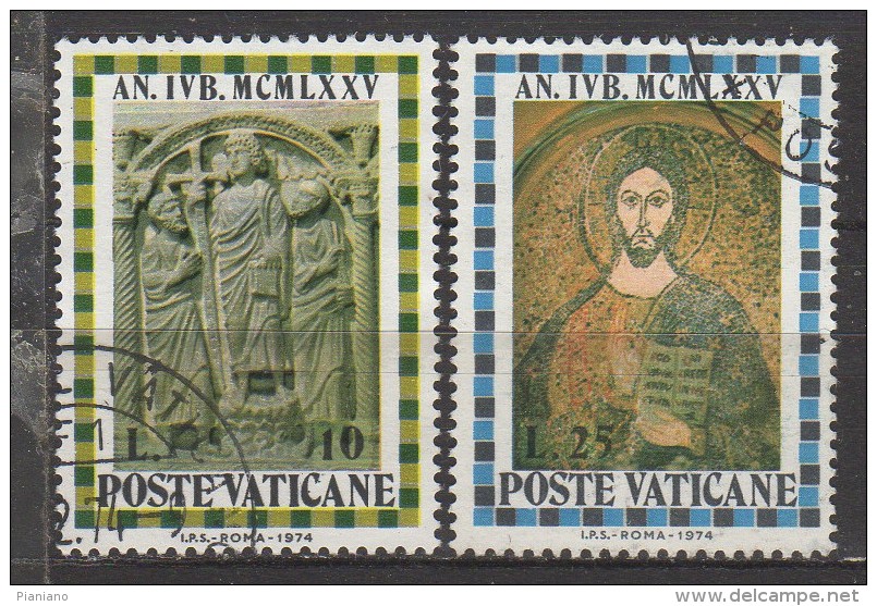 PIA  -  VATICANO  - 1974 -  Anno  Santo  -  (SAS  564-74) - Used Stamps