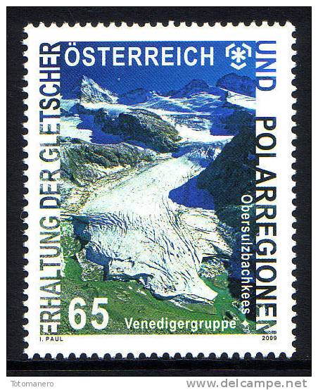 AUSTRIA/Österreich 2009 - IPY , Preserve The Polar Regions And Glaciers, 1v** - Preservare Le Regioni Polari E Ghiacciai