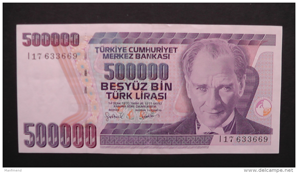 Turkey - 500.000 Lira - 1993 - P 208 - VF+ - Look Scan - Türkei