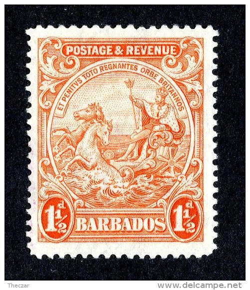 3185x)  Barbados 1933 - SG# 231c ~ Sc# 168b  M* - Barbados (...-1966)