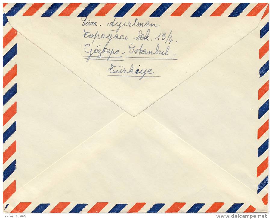 Luchtpost Brief Turkije / Air Mail Letter Turkey - 1975 - Brieven En Documenten