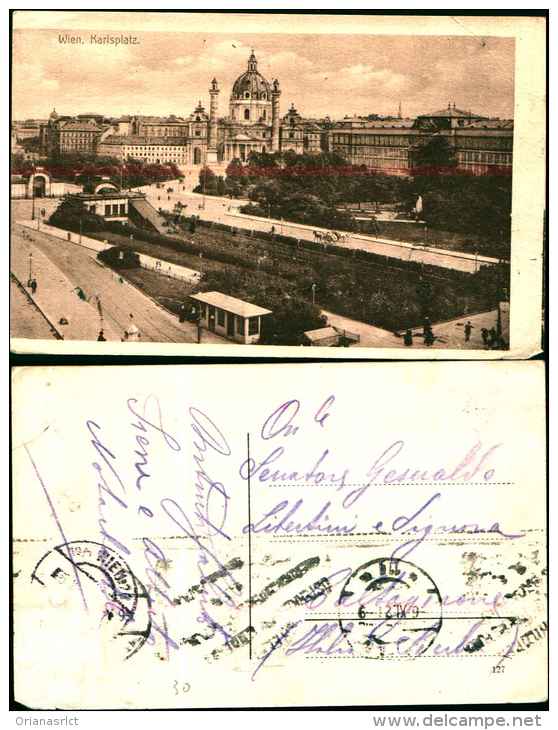 78792) Cartolina - Vienna Karsplat Z-viaggiata Nel 1920 - Stephansplatz