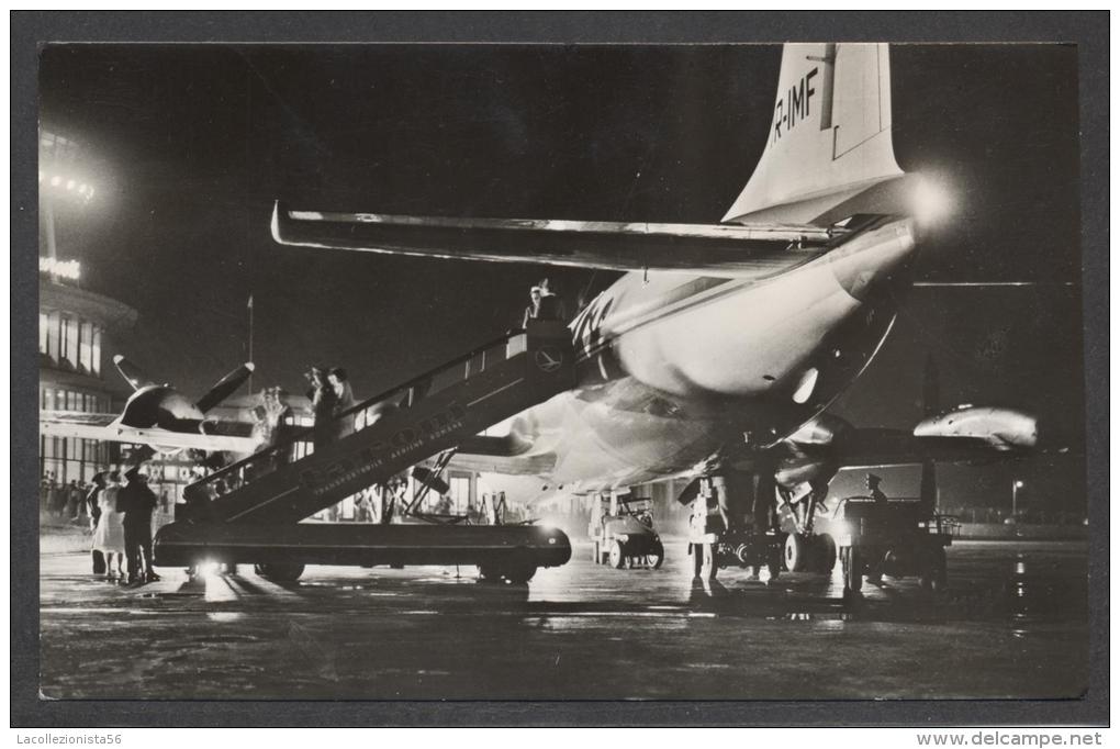 5721-NIGHT VIEW OF BANEASA INTERNATIONAL AIRPORT-BUCHAREST-TAROM ROUMANIAN AIR TRASPORT-FP - Aerodrome