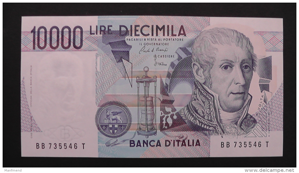 Italy - 1984 - P 112a - 10.000 Lire - Unc - Look Scans - 10000 Lire