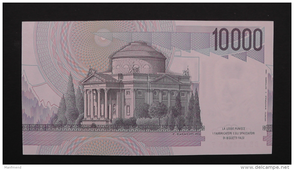 Italy - 1984 - P 112a - 10.000 Lire - Unc - Look Scans - 10000 Lire