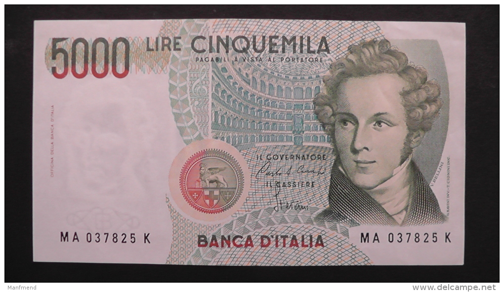 Italy - 1985 - P 111a - 5.000 Lire - XF - Look Scans - 5.000 Lire