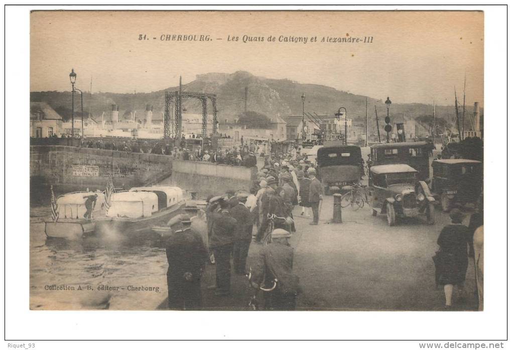 31 - CHERBOURG - Les Quais De Caligny Et Alexandre-III - Cherbourg